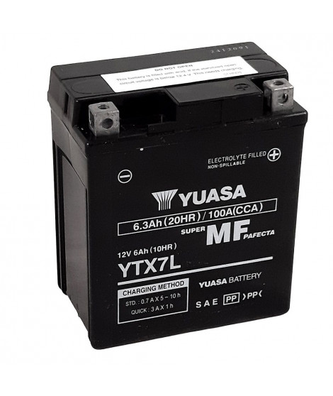 Batterie Ytx7l  SLA AGM - Sans Entretien - Prête à l'emploi.