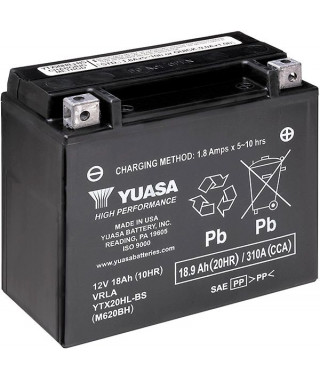 Batterie Ytx20hl SLA AGM - Sans Entretien - Prête à l'emploi.