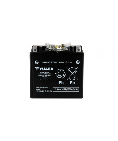 Batterie YTX14L-BS AGM - Sans Entretien - Livrée Avec Pack Acide