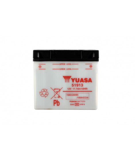 Batterie 12C16A-3B Conventionnelle Avec Entretien - Livrée Sans Acide - Equivalence YUASA YT19BL-BS