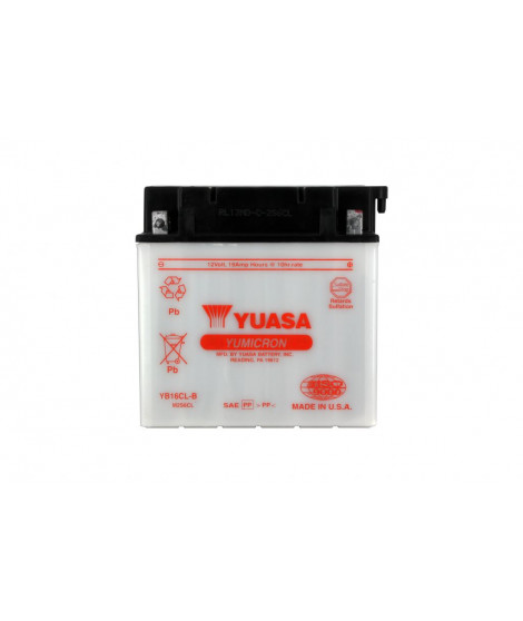Batterie YB16CL-B Conventionnelle Avec Entretien - Livrée Sans Acide