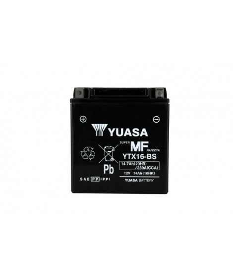 Batterie YTX16-BS AGM - Sans Entretien - Livrée Avec Pack Acide