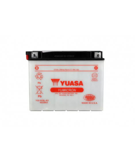 Batterie Y50-N18L-A3 Conventionnelle Avec Entretien - Livrée Sans Acide