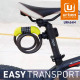 Cable antivol pour vélo avec combinaison