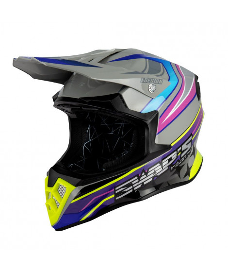 Casque Cross S828 Faster Double D