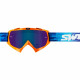 Masque cross SWAP'S PIXEL Orange + Ecran Iridium Bleu