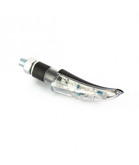 Paire de mini clignotants LED Dent de Requin - noir