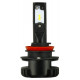 Ampoule H11 LED + Ballast - 16W/2200 Lumens (Code)