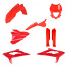 Kit Plastique Cycra 5 Elements + Protection Fourche Beta Enduro 2023 - Rouge