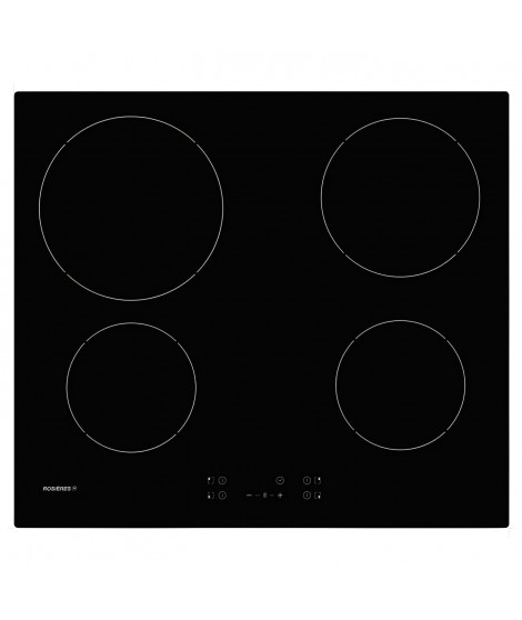 Plaque vitrocéramique ROSIERES - 4 feux - 60 cm - ROCTH64CT/2