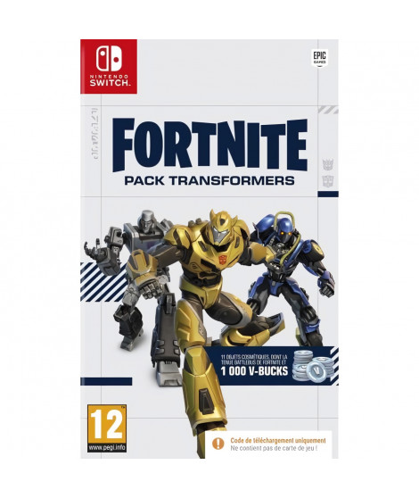 Fortnite Pack Transformers - Jeu Nintendo Switch