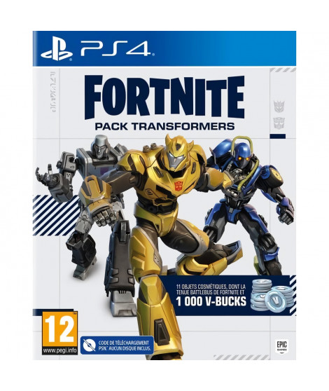 Fortnite Pack Transformers - Jeu PS4