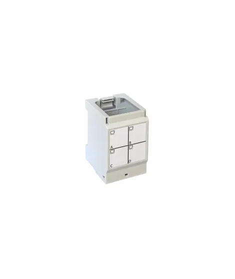 SUPPORT POUR 4 CONNECTEURS RJ45