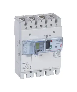 DPX3 250ELE+MES+DIFF 4P 250A