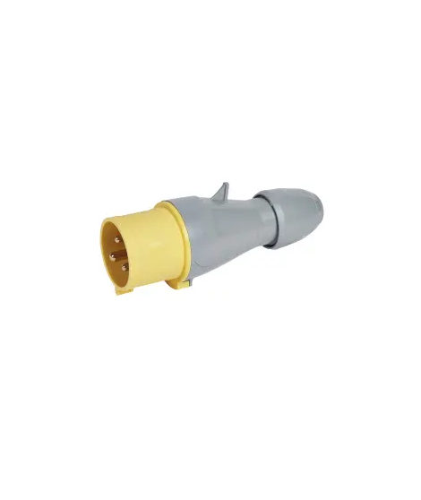 FICHE DROITE 2P+T IP44 100V A 13