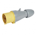 FICHE DROITE 2P+T IP44 100V A 13