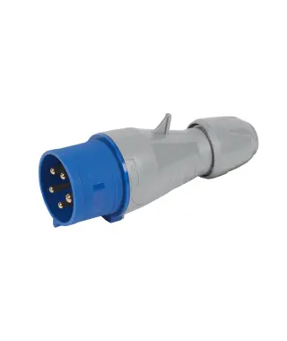 FICHE DROITE 4P+T IP44 200V A 25
