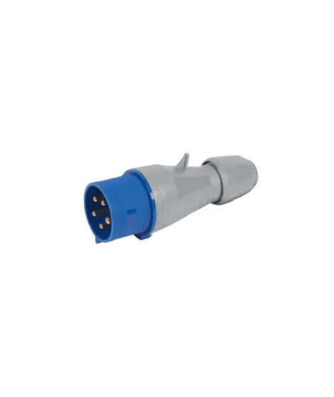 FICHE DROITE 4P+T IP44 200V A 25