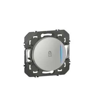 Poussoir simple avec voyant lumi