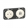 PRISE 2P+T SURFACE + CHARGEUR 2