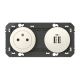 PRISE 2P+T SURFACE + CHARGEUR 2