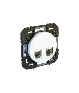 Double prise RJ45 catégorie6 STP