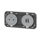B - PRISE 2P+T SURFACE + CHARGEU