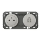 B - PRISE 2P+T SURFACE + CHARGEU