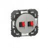 PRISE HAUT-PARLEUR DOUBLE DOOXIE