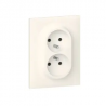DOUBLE PRISE 2P+T COMPACTE MONOB