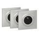 PACK EXT. 3 PRISES ALU