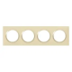 B - PLAQUE CARREE DOOXIE 4 POSTE