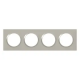 B - PLAQUE CARREE DOOXIE 4 POSTE