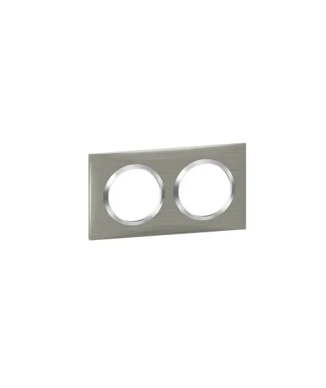PLAQUE CARREE DOOXIE 2 POSTES FI
