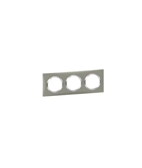 PLAQUE CARREE DOOXIE 3 POSTES FI