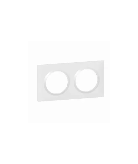 PLAQUE 2P BLANC