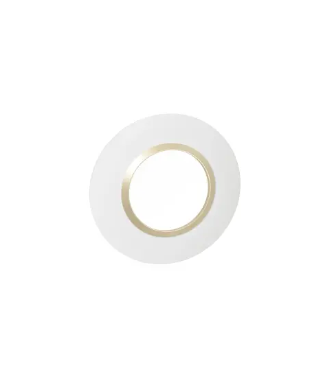PLAQUE RONDE DOOXIE 1 POSTE FINI