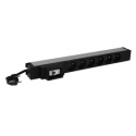 PDU 19POUCES 1U LCS² - 6X2P+T -
