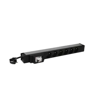 PDU 19POUCES 1U LCS² - 6X2P+T -