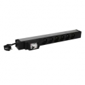 PDU 19POUCES 1U LCS² - 6X2P+T -