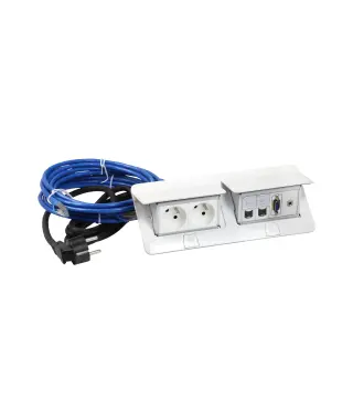 POP UP MOBILIER PRE-CABLE -2X2P+