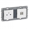 PRISE DE COURANT ET CHARGEUR 2 U