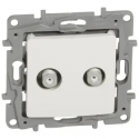 PRISE TV DOUBLE POUR RESEAUX CAB