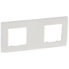PLAQUE NILOE 2 POSTES ENTRAXE 10