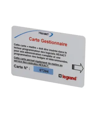 B - CARTE GESTIONNAIRE POUR CONT