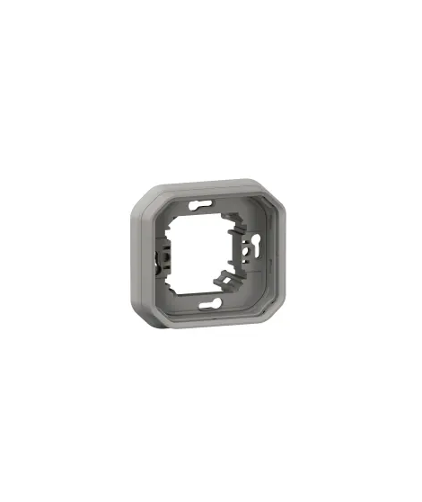 SUPPORT PLAQUE ENCASTRE 1 POSTE