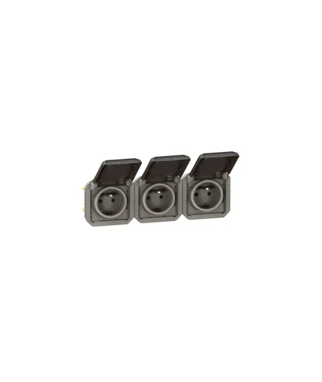 B - PRISE DE COURANT 3X2P+T HORI