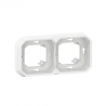 B - SUPPORT PLAQUE ENCASTRE 2 PO