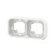 B - SUPPORT PLAQUE ENCASTRE 2 PO