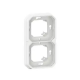 B - SUPPORT PLAQUE ENCASTRE 2 PO